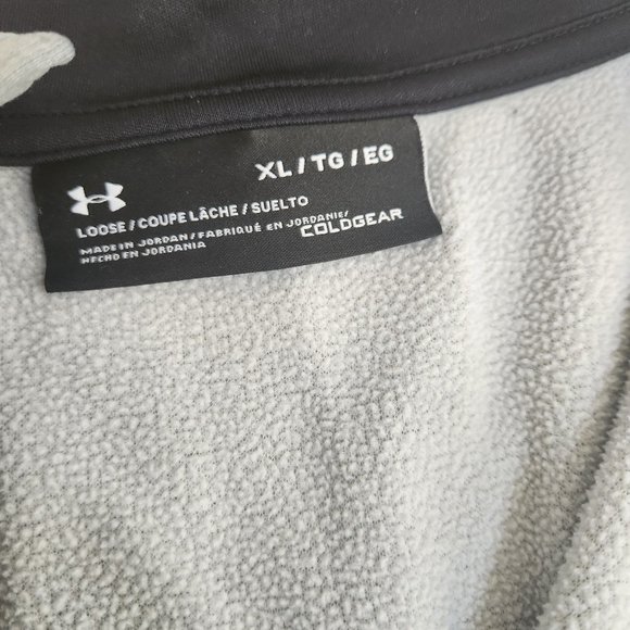 Gray Under Armour Size XL Zip Up Pullover - Picture 5 of 5